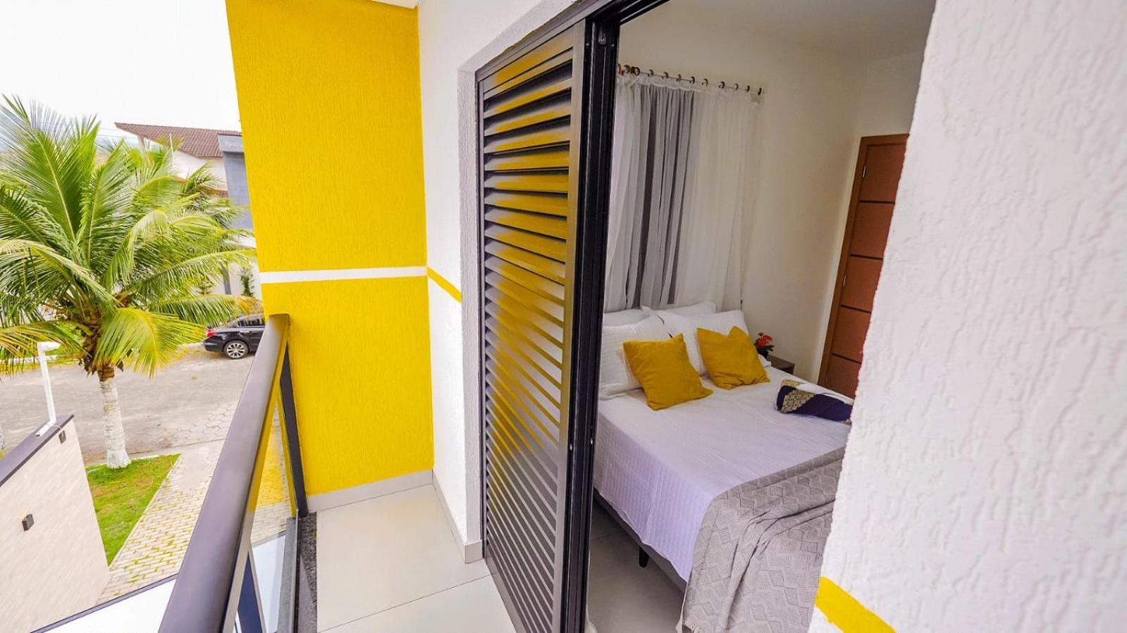 Chale Amarelo Villa Itanhaem Bagian luar foto