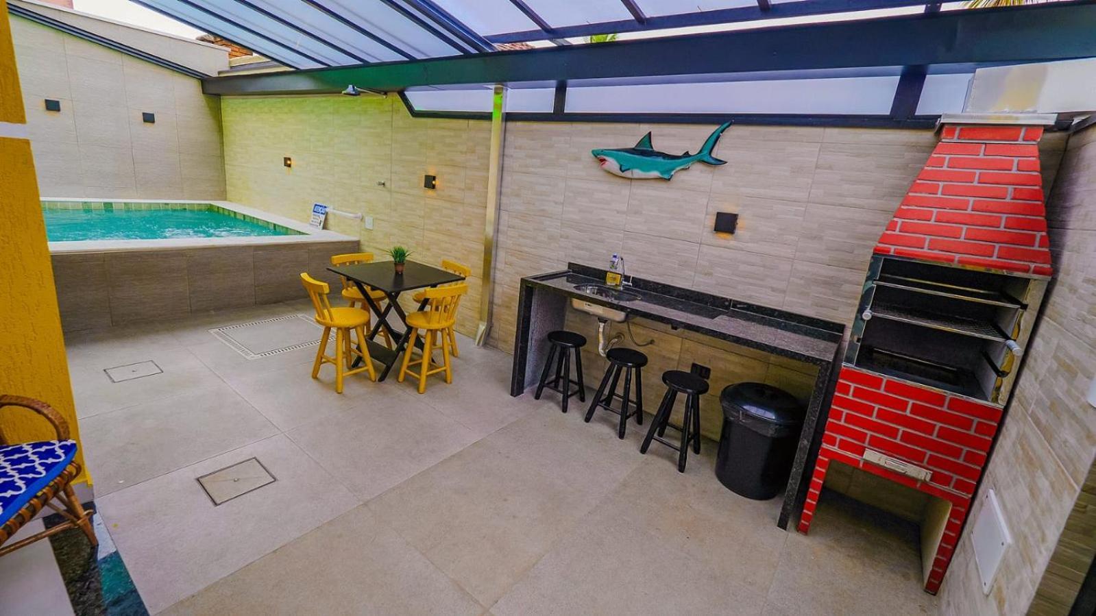 Chale Amarelo Villa Itanhaem Bagian luar foto