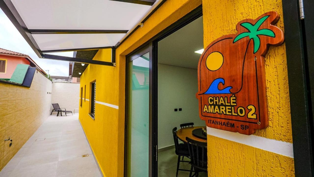 Chale Amarelo Villa Itanhaem Bagian luar foto